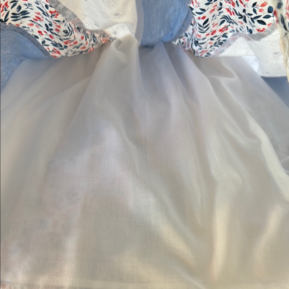 Penelope Mack Sundress Features a Smocked Top w/Ruffle Sleeve and 4 patterns. 4T - Picture 6 of 8